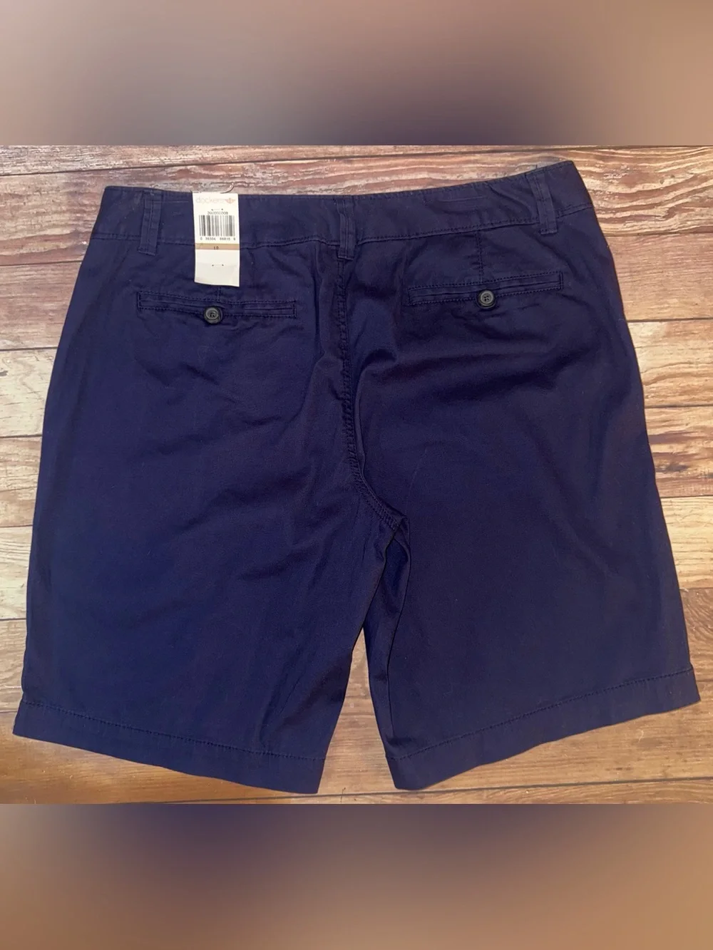 Dockers Women’s  Navy Slimming Chino Shorts